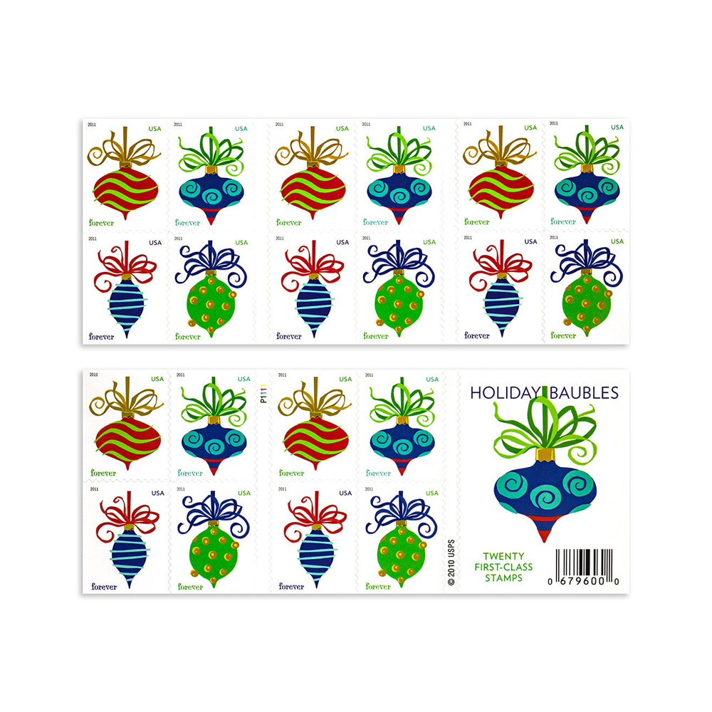 2011 Holiday Baubles | 5 booklets of 20 - Image 5