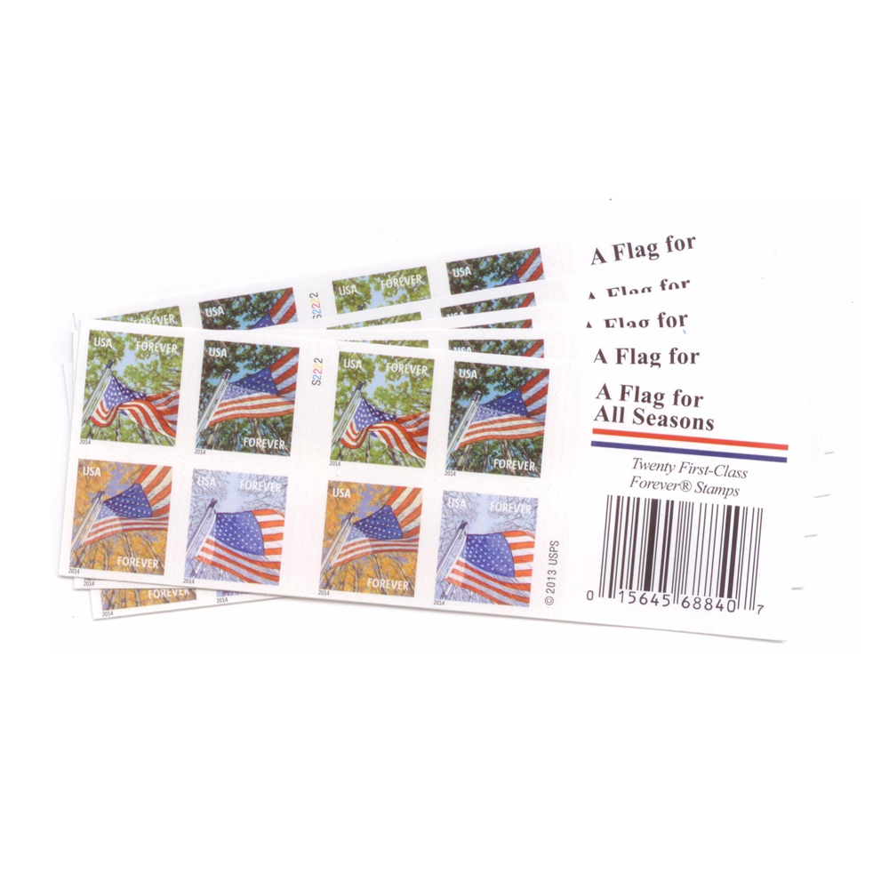 2013 A Flag for All Seasons Stamp | 5 booklets of 20 - Image 2