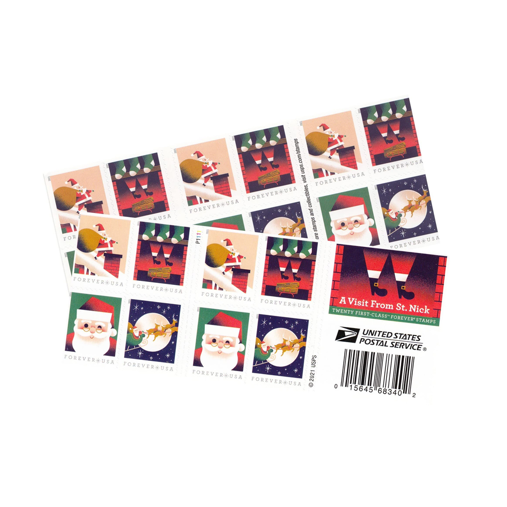 2021 A Visit From St. Nick | 5 booklets of 20 - Image 2