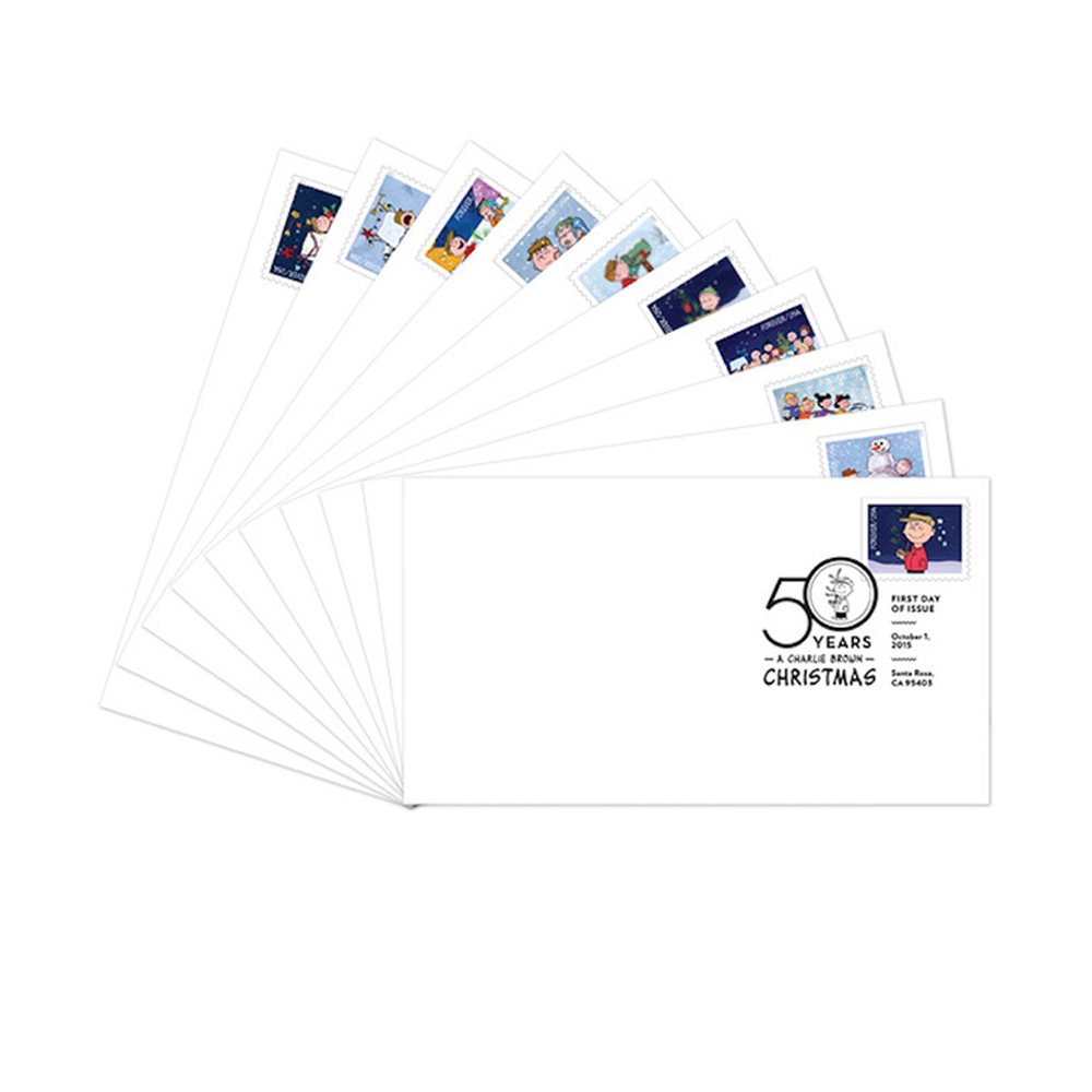 2015 Charlie Brown Christmas | 5 booklets of 20 - Image 4