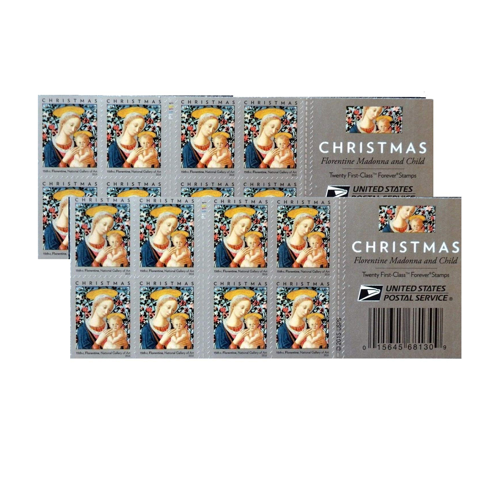 2016 Florentine Madonna and Child | 5 booklets of 20 - Image 2