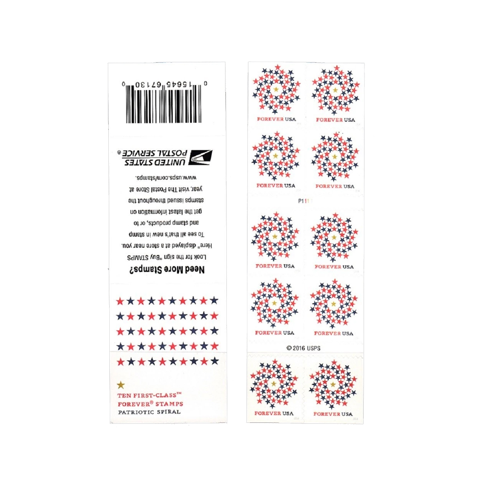 2016 Patriotic Spiral | 5 booklets of 20 - Image 3