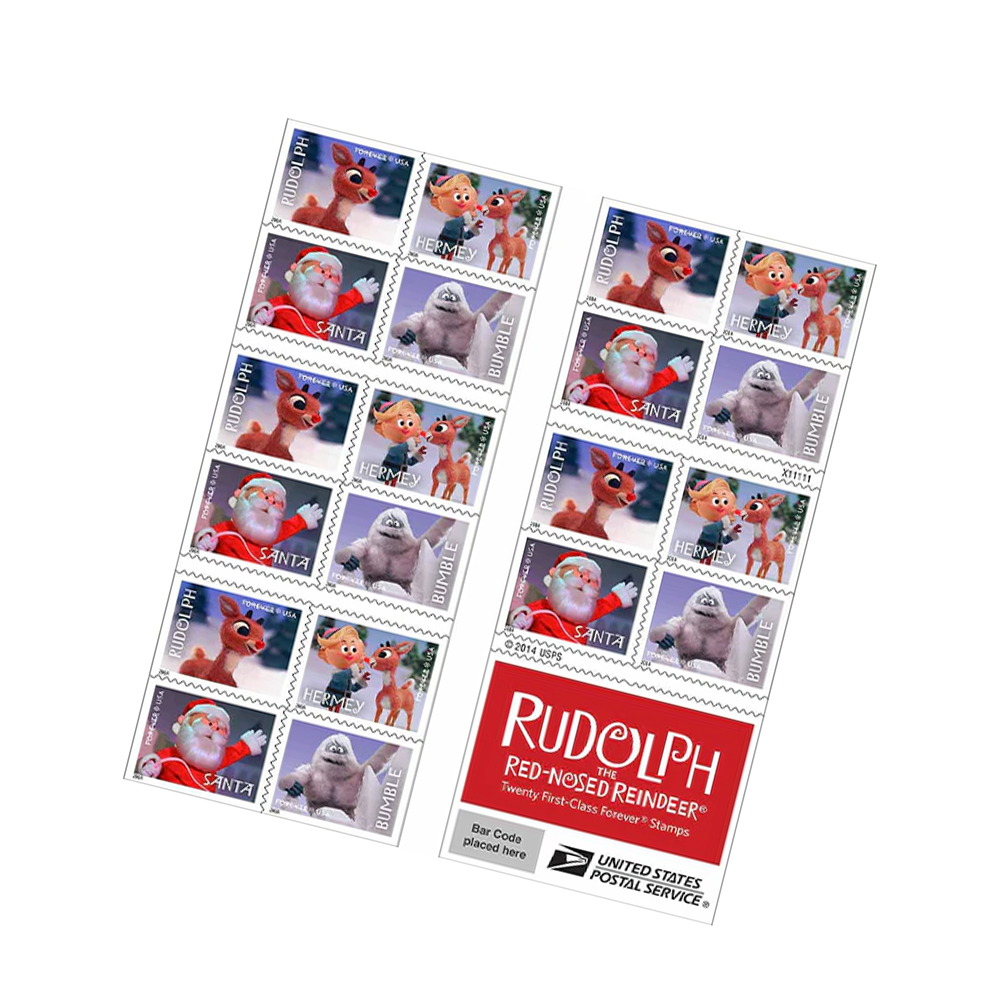 2014 Rudolph the Red Nosed Reindeer | 5 booklets of 20 - Image 4