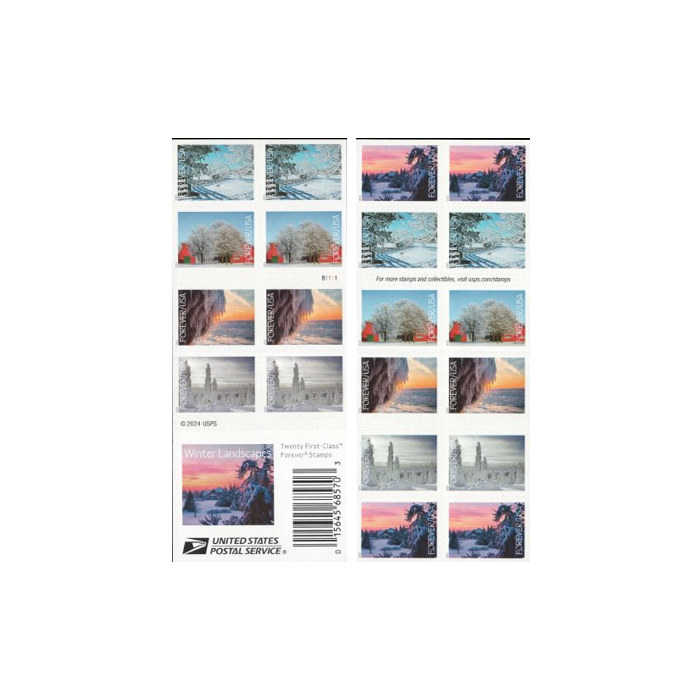 2025 Winter Landscapes | 5 booklets of 20 - Image 3